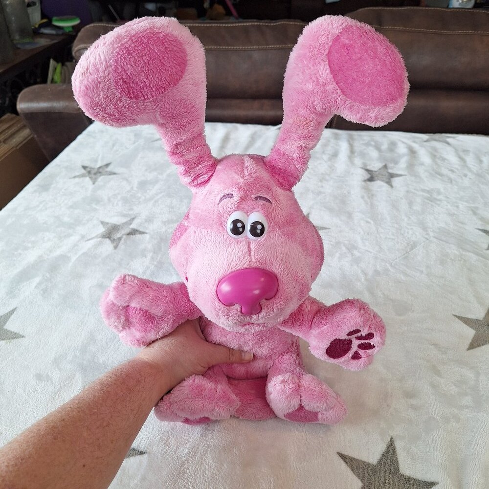 Blue’s Clues & You Magenta Plush 11” Peek A Boo‎ Action Sound Talking Tested